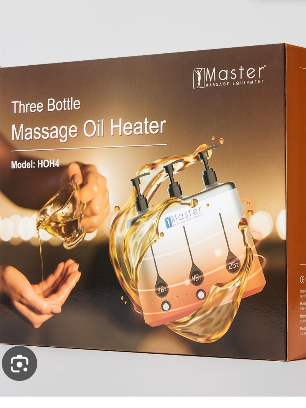 Massage Oil Heater 3 Bottle